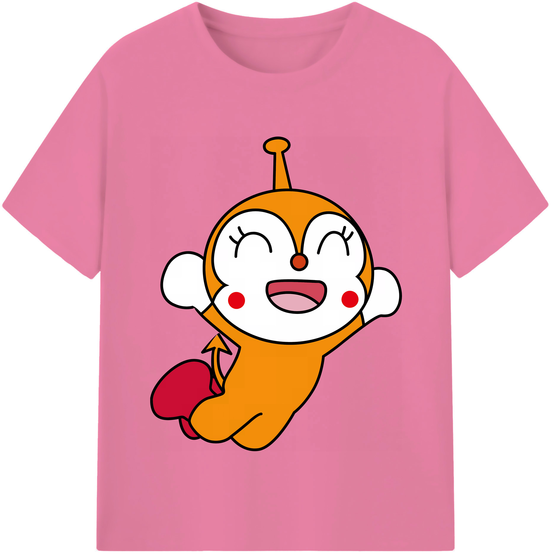 （画像用） アンパンマン Anpanman 綿100％半袖Tシャツ（フロントプリント）
